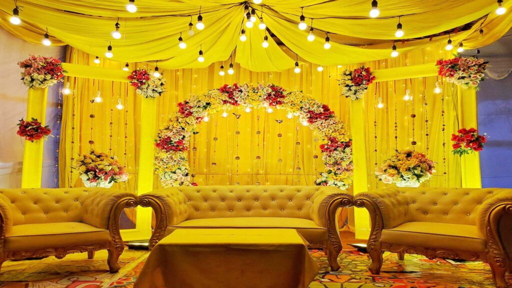 holud stage decoration