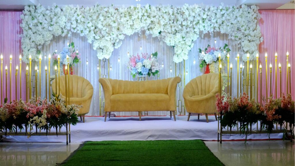 marriage reception stage